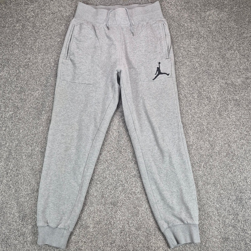 Air Jordan Varsity Fleece Sweatpants Mens XL Gray Joggers Jumpman
